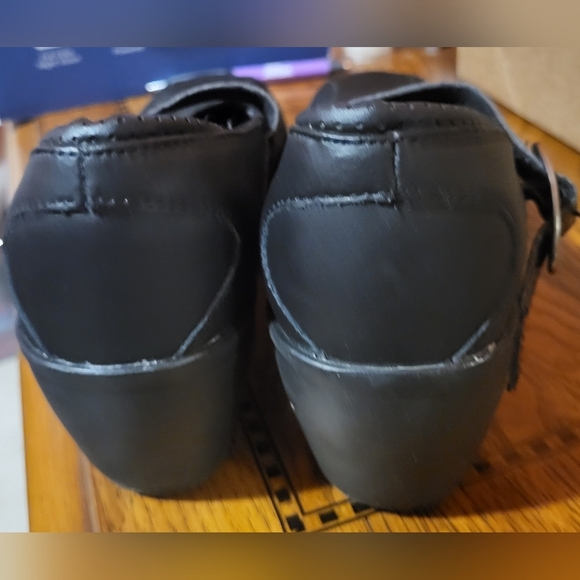 Crocs Black Mary Jane Wedge Shoes Size 8 - Picture 6 of 9